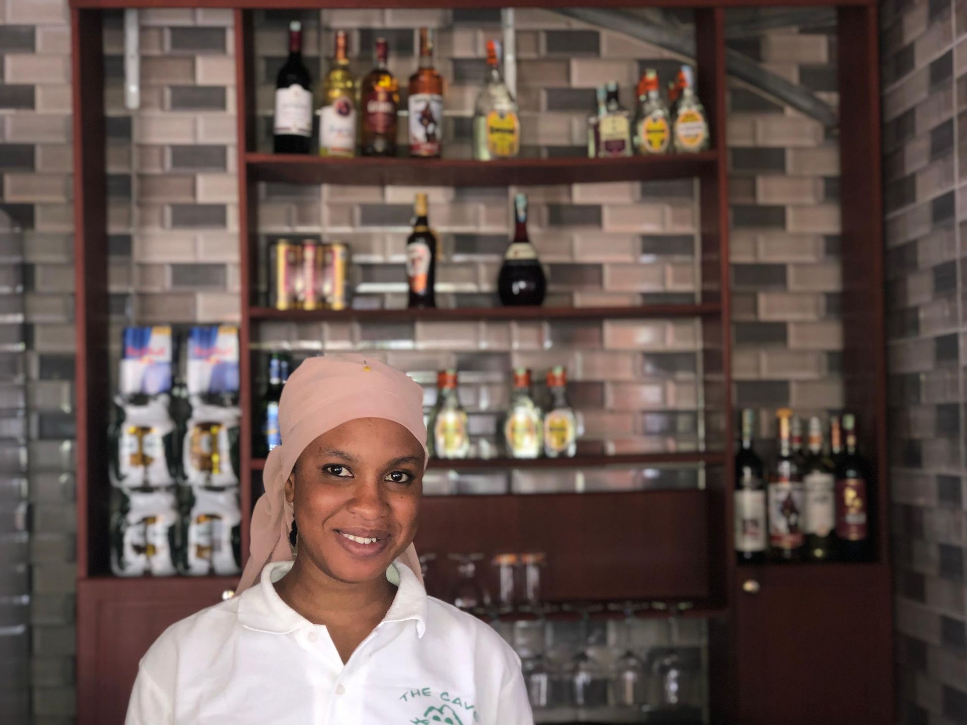 Our bar team at the drinks counter